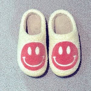 Altered State pink smiley slippers